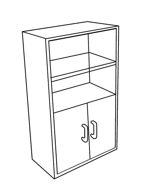 Шкаф раскраска для детей