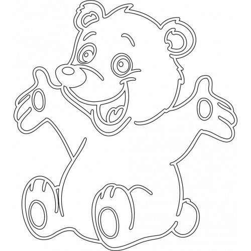 Трафареты на окна животные