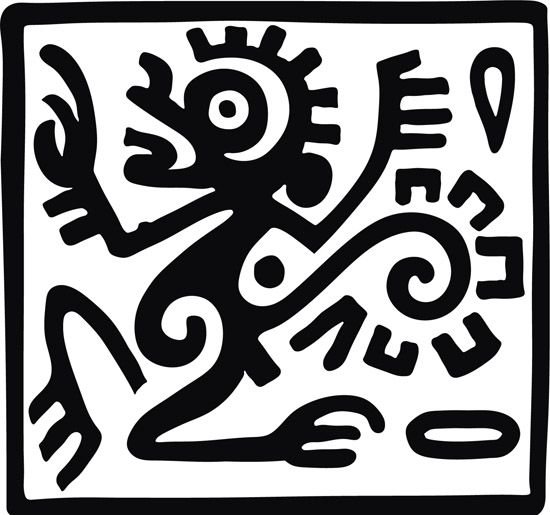 Индейские символы Майя Ацтеки