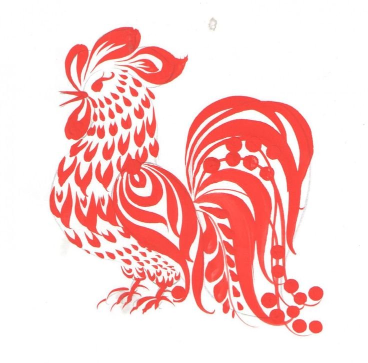 Орнамент птицы