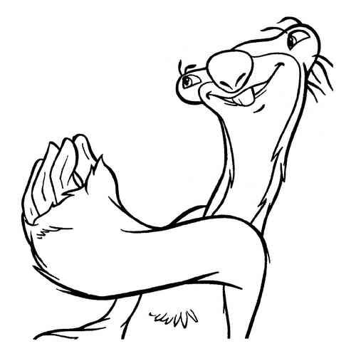 Раскраска Ледниковый период