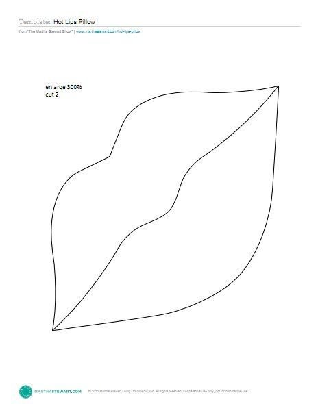 Трафарет губи