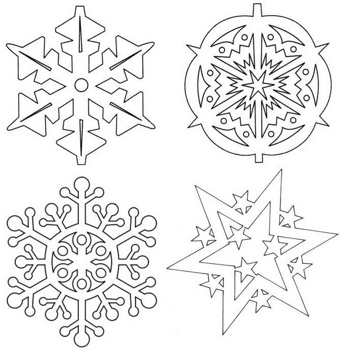 Новогодние трафореты на Ока