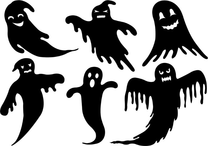 Силуэт привидения