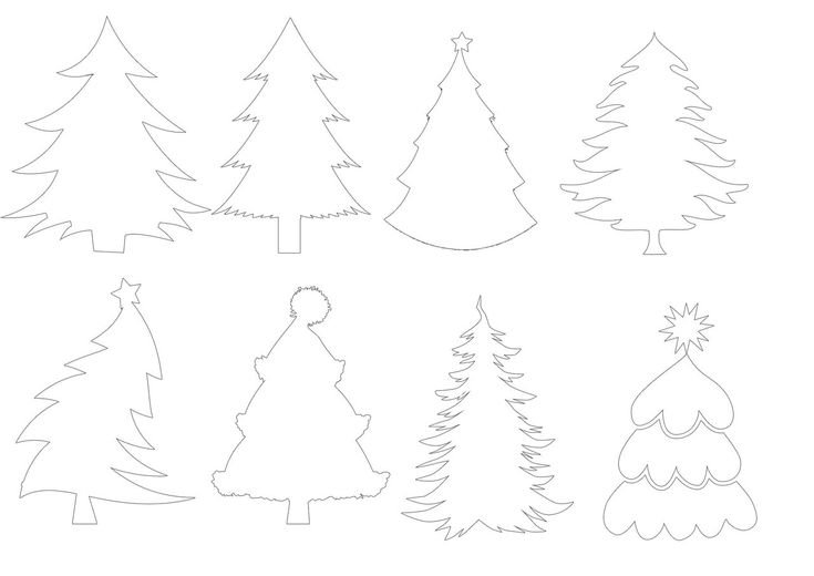 Шаблон елки
