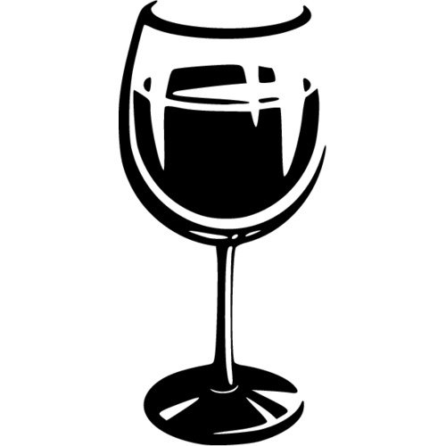 Бокал вина вектор