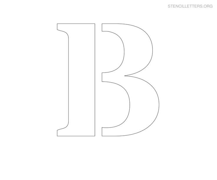 Трафаретные буквы для вырезания