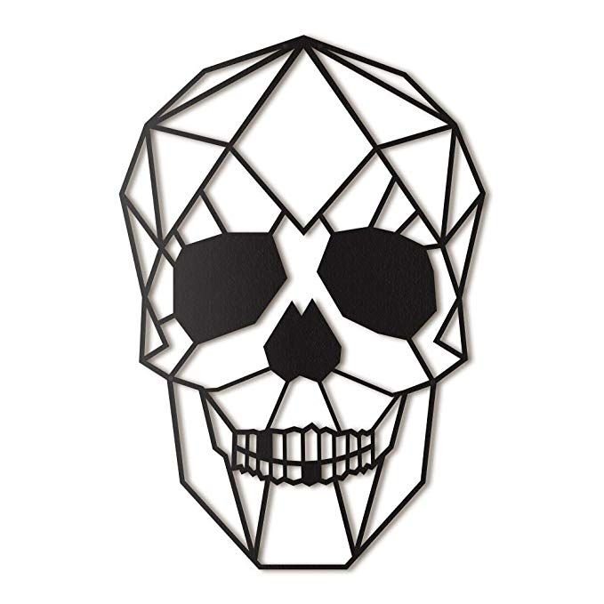 Череп из линий