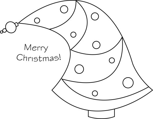 Выкройка елки