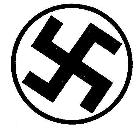 Нацистский символ свастика