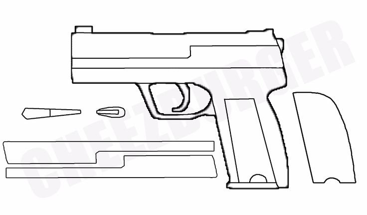 П350 пистолет чертеж