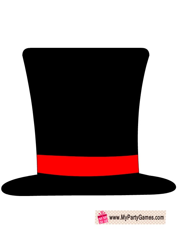 Шляпа трафарет