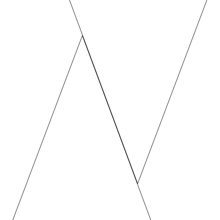 гирлянда из треугольников