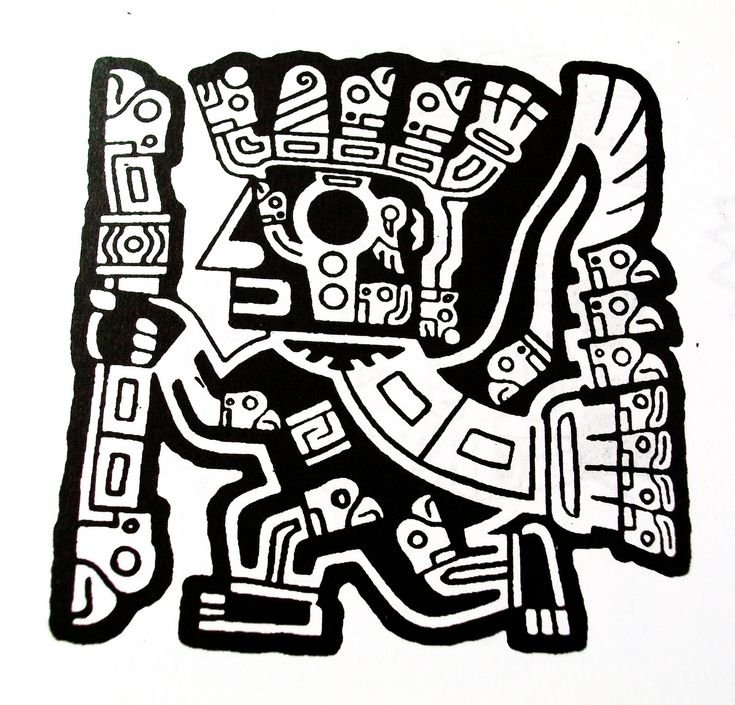 Символы инков Майя и ацтеков рисунки