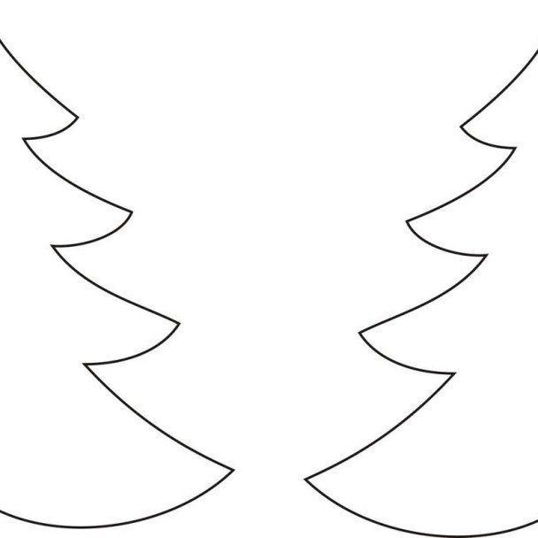 елки из сердечек