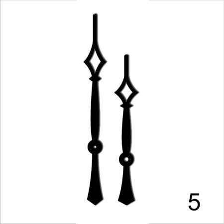 Стрелки для часов макет