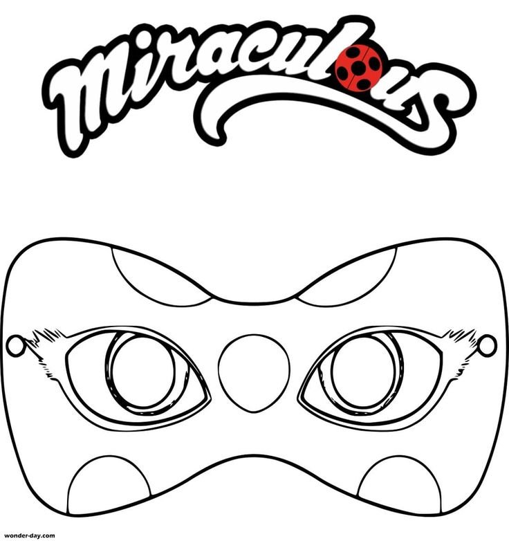 Раскраски леди баг и супер кот маски