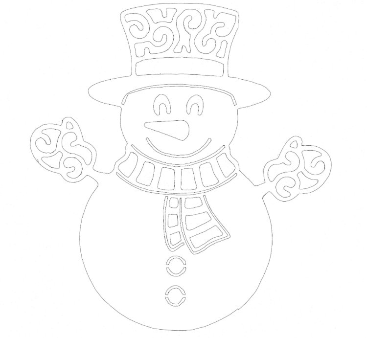 снеговик в шаре