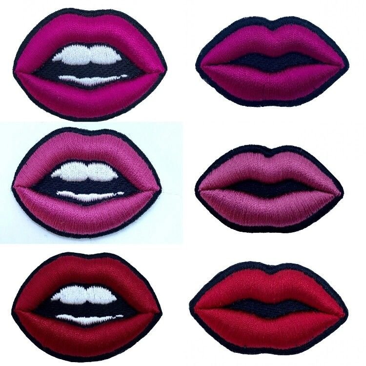 Губы трафарет