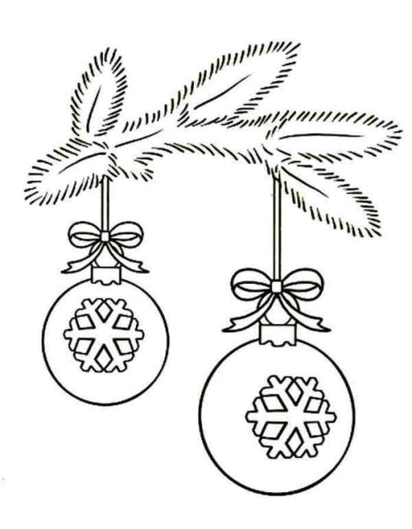 Новогодние украшения на окна ветки