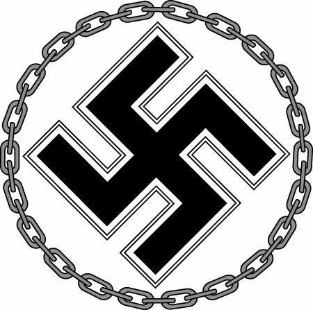 Свастика нацистской Германии крест