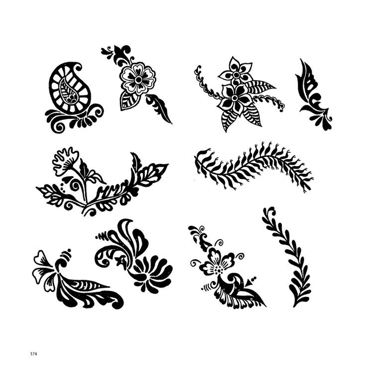 Узоры для рисования хной