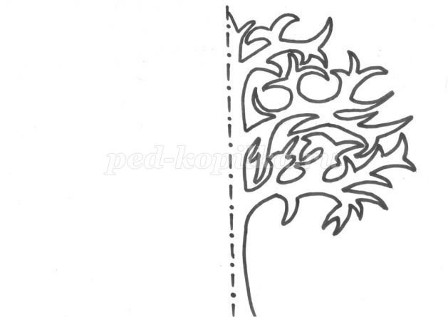 Вытынанка дерево