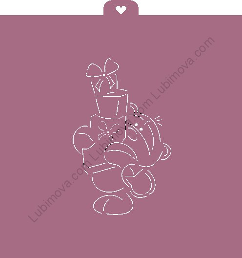 Трафарет Olga the best