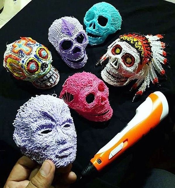 Череп для 3д ручки