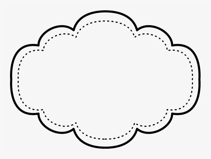 Фигурная рамка для надписи