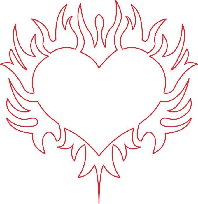 Сердечки для рисования
