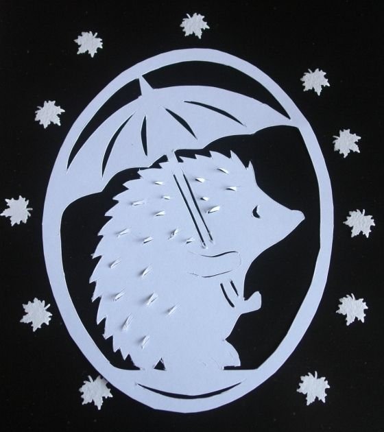 Осенняя вытынанка