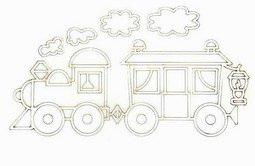 Паровозик с вагончиками