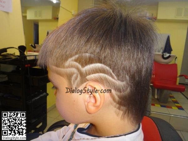 Выстриги для мальчиков на светлых волосах
