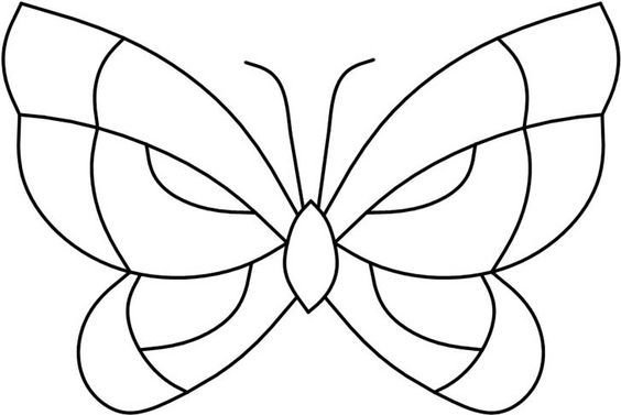Шаблон бабочки