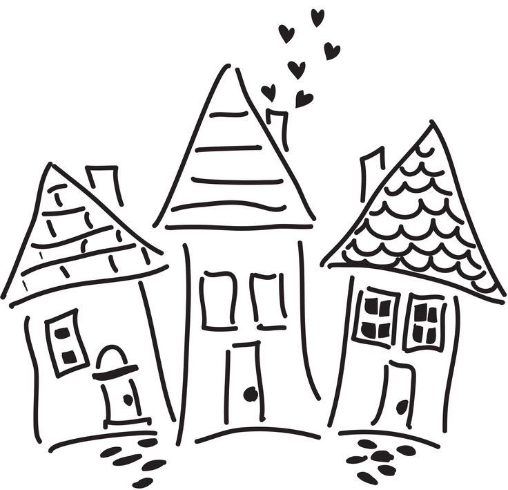 Шаблон домика