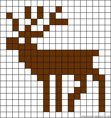 Рисунки по клеточкам животные