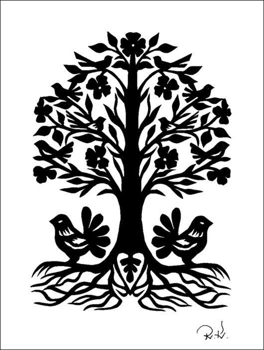 Орнамент дерево