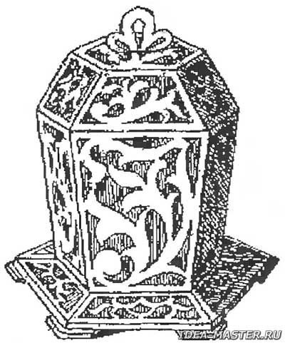 Малахитовая шкатулка трафарет