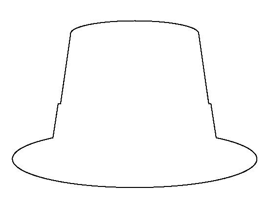 Шляпа трафарет