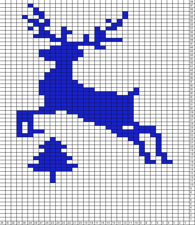 Жаккард олени