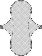 Выкройка многоразовой прокладки