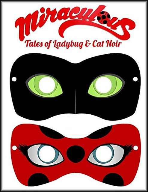 Маска леди баг