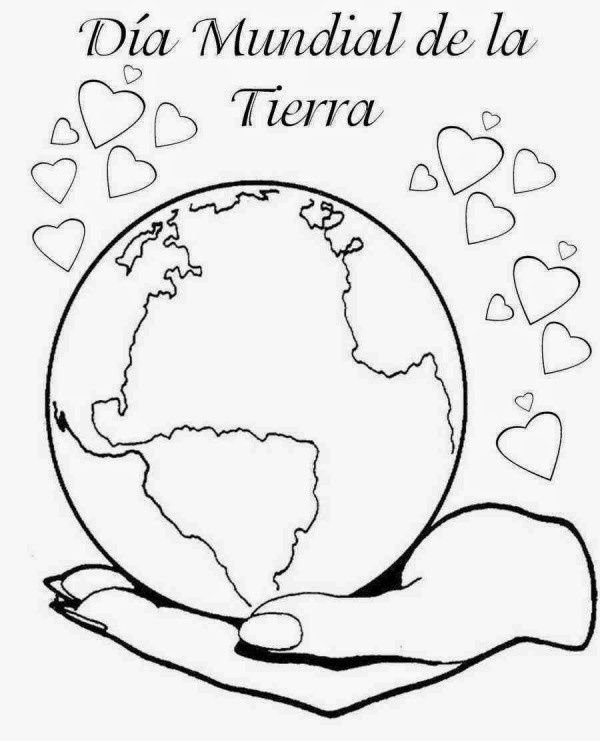 День земли раскраски для детей