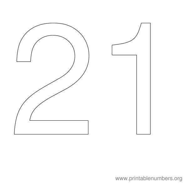 Цифра 2 для вырезания