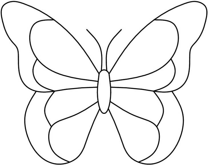 Трафареты бабочки