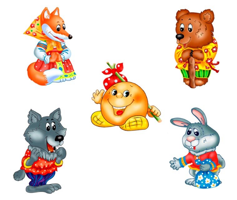 Герои сказки Колобок