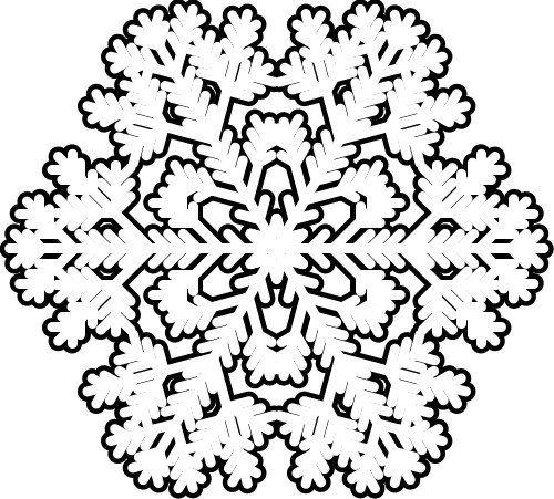 Снежинка рисунок