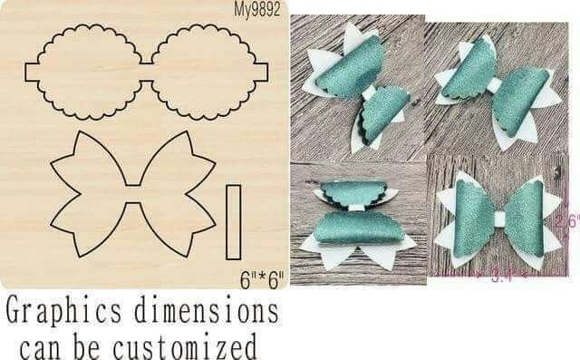 Схемы бантиков из фоамирана