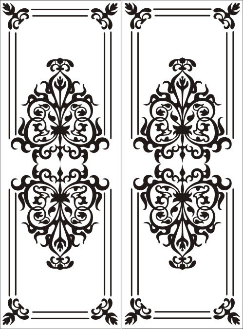Трафаретные узоры на мебели